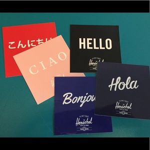 5 Herschel stickers